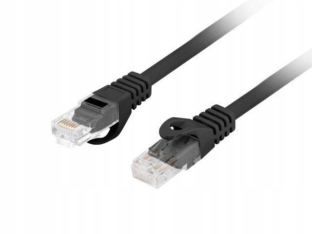 Patchkabel Lanberg UTP Kat.6 0,25m LSZH CU fluke geprüft schwarz