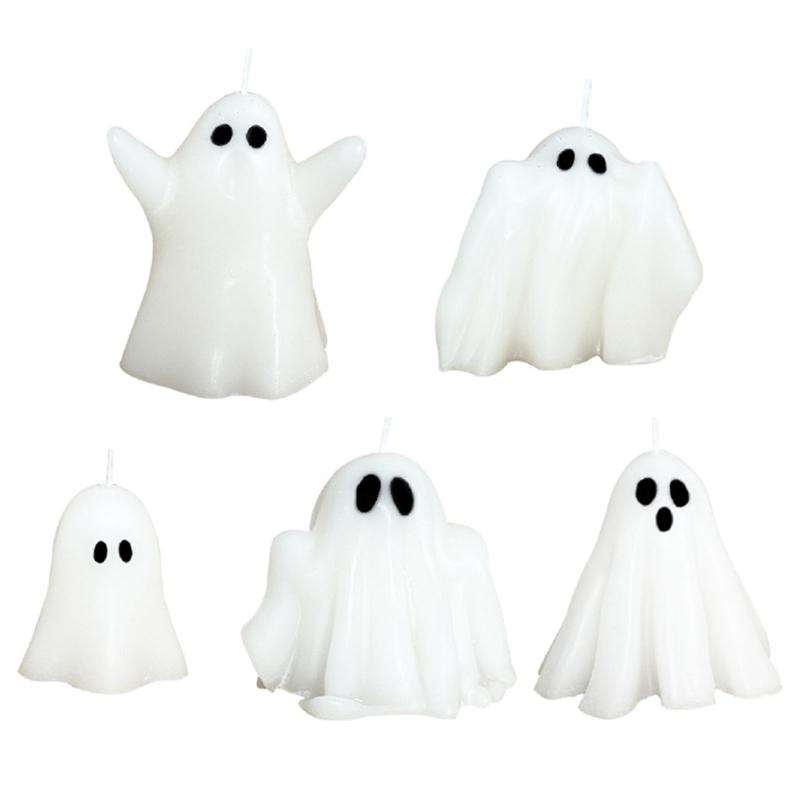 

5 Piece Haunting Wax Candle Set Mysterious Flame Safe Decoration Scented Candle Accessories For Festival Event 1
