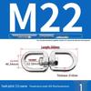 304 Stainless Steel Quick Link Carabiner Chain Connector with Maillon Lock