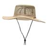 Casquette d'été large pour hommes et femmes, protection solaire UV pour la plage, pliable, à bords retroussés, style pêcheur, maille respirante, chapeau de soleil pour sport de plein air, pêche A5