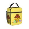 D-Dugges Dog Game Cartoon Insulated Lunch Bags High Capacity Reusable Thermal Bag Tote Lunch Box College Picnic Food Handbags