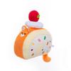 Plush Swiss Roll Cake Pillow With Pp Cotton Filling For Couples Christmas Gift