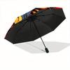 1pc Bee Garden Automatic Open/close Umbrella, 8-Rib Sturdy Structure, Portable Travel Umbrella, Parties, Everyday Use, Outdoor Accessory, Ar