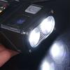 Super Bright Keychain Flashlight LED USB Rechargeable Portable Work Light with COB Emergency Light Warning Flash Lights
