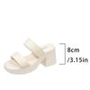 Punk Style Chunky High Heels Platform Sandals Women Open Toe Slip On Stretch Ankle Strap Summer Shoes Female Zapatos Mujer 41 42