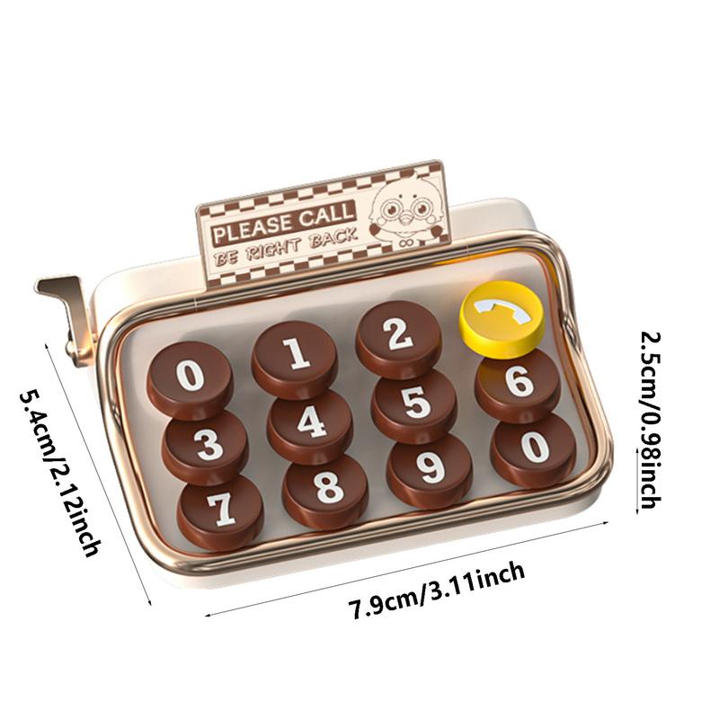 Temporary Parking Sign Retro Keyboard Design Sign Garage Parking Aid Auto Interior Decorations Car Stop Accessories Car Accessor