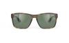 RUDYPROJECT Spinhawk Edge Demi Brown Matte Green Lens 60mm Sunglasses, Frame, Lens, SP900140-0000, Width