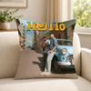 Singer JJay CChou Cushion Cover Soft Short Plush SkinFriendly Cushion Case for MultiScene Use