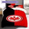 Eintracht Frankfurt  Pattern Bedding Quilt Set Quilt Cover Pillowcase Home Decoration Birthday Gift (1 * duvet cover + 2 * pillowcase, without core)