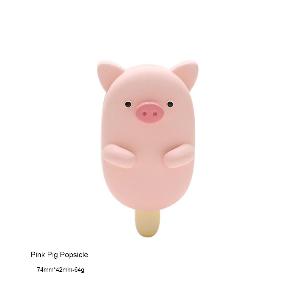 Cartoon Cute Animal Kitchen Refrigerator Magnet Resin Fruit Popsicle Ice Cream Home Decoration Multicolor Optional