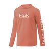 HUK fishing suit summer long-sleeved hooded fishing shirt light and thin sunscreen ice silk Luya fishing suit breathable
