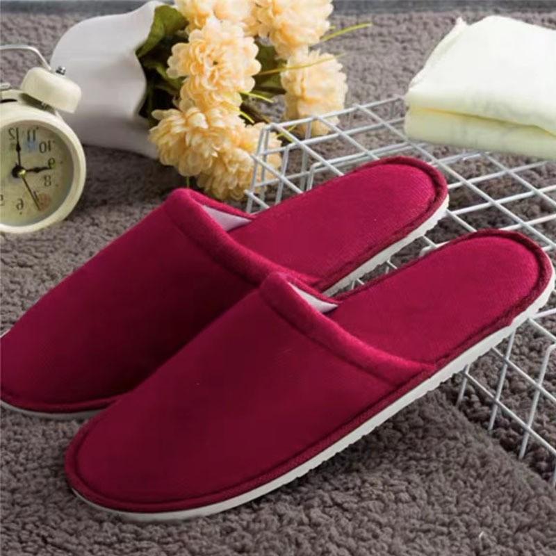 Unisex Disposable Slippers Hotel Travel Slipper Party Home Guest Use Men Women Shoes Salon Homestay