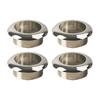4Pcs 18/25MM Cable Hole Cover Computer Desk Cabinet Vent Decorative Ring Cable Outlet Port Wire Hole Cover Hardware Accessories
