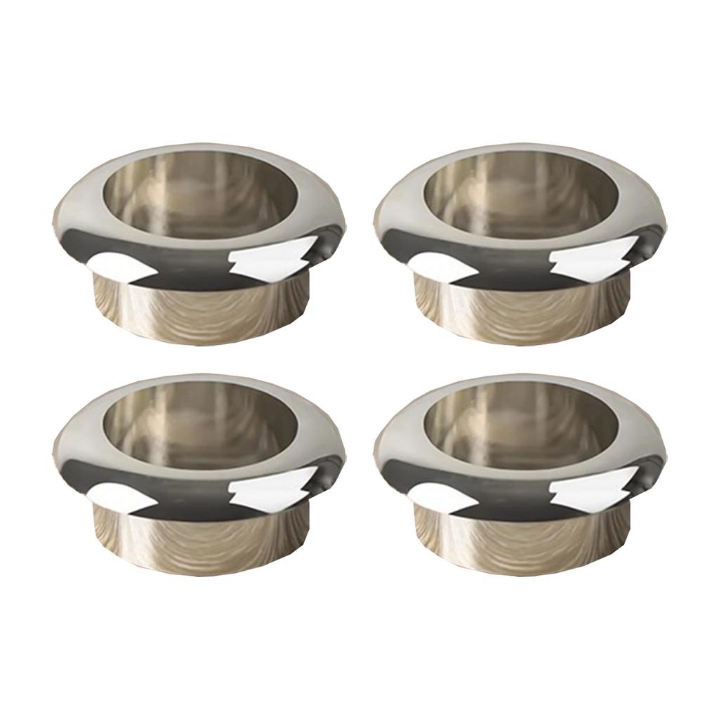 4Pcs 18/25MM Cable Hole Cover Computer Desk Cabinet Vent Decorative Ring Cable Outlet Port Wire Hole Cover Hardware Accessories