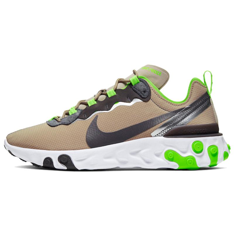

Nike Кроссовки React Element 55 лаймово-зеленые CQ4600-201 40.5