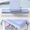 1Pc Multi-Function 3-Hole Punch, Small Hand Punch, Can Bind 6 Sheets Of Paper, Suitable For Scrapbooking And Paper Crafting.