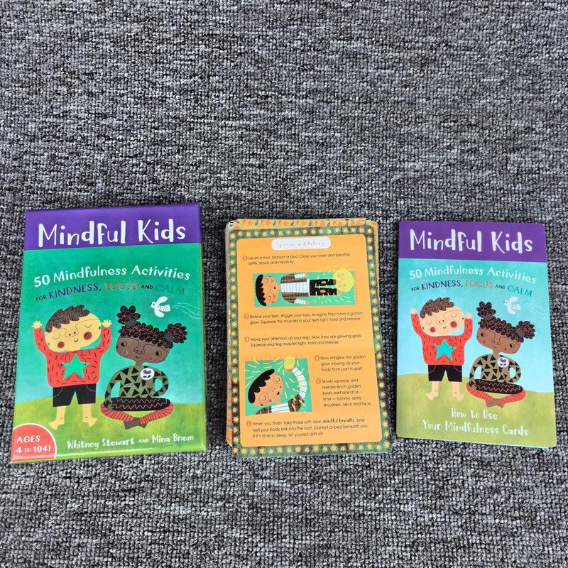 Mindful Kids 50 Mindfulness Activities for Kindness Card Board Game