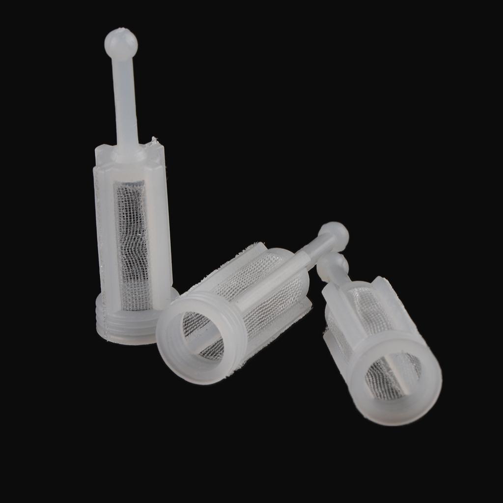 10x Plastic Spray Gun Filter Gravity Type Sprayer Gun Filter Total Length 11mm for Most Gravity Feed Sprayer Easy Clean