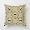 Colorful Skull Flower Pillowcase Decorative Printing Square  Car Sofa Fashion Cushion Cover 45*45cm Home Decoration