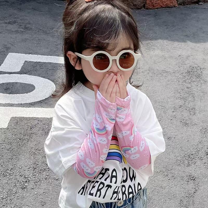 New Fashion Children'S Sunglasses Retro Personalized Trendy Cool Sun Glasses Sunshade And Uv Protection Baby Glasses