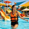 Adjustable Life Jacket for Adults Multi-color Buoyancy Vest for Fishing Boating Swimming Water Sports