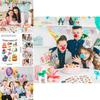 Cute Cartoon Themed Birthday Party Interactive Parent Child Puzzle Diy Stickers Pack
