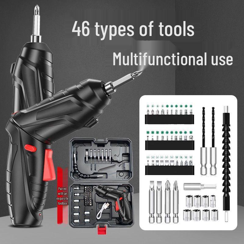 Rechargeable Mini Electric Screwdriver Drill - Fully Automatic Household Tool