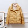 Women's Parkas Autumn Winter Stand-up Collar Lightweight Thin Short Female Loose Cotton Jacket Leisure Overcoat 5XL