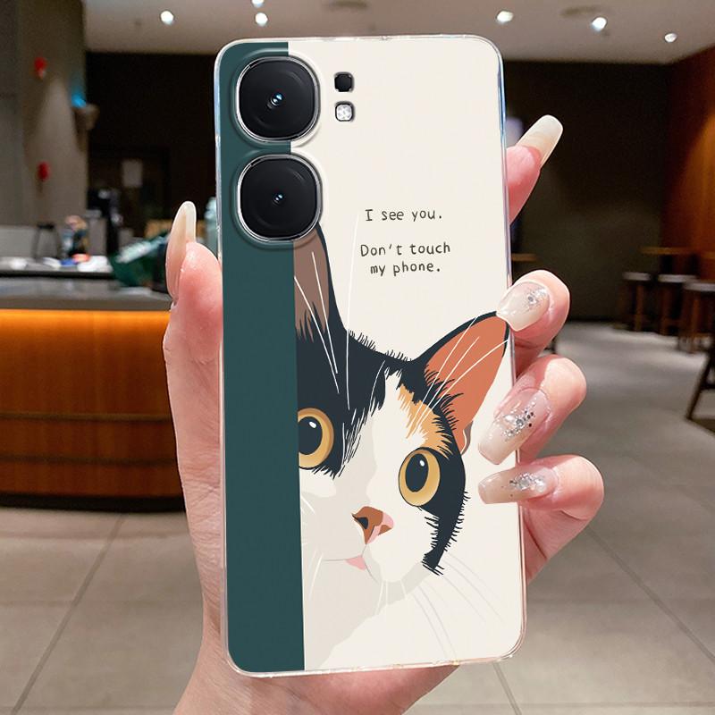 Casing For Vivo iQOO Neo9 Neo9s Pro+ Neo 9 9s Pro Plus 5G Luxury Dragon Cute Cool Boys Girls Transparent Phone Case Back Cover