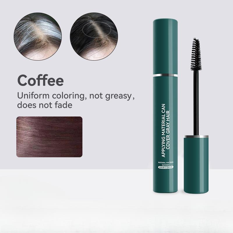 

Одноразовая ручка для мгновенной краски для волос, временная кисть для окраски волос, сделай сам, восковая тушь для волос, крем-краска, одноразовое покрытие для белых, серых волос кофейный