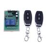 2 Relay Wireless Remote Control Switch+2pcs Two Keys Remote Controls