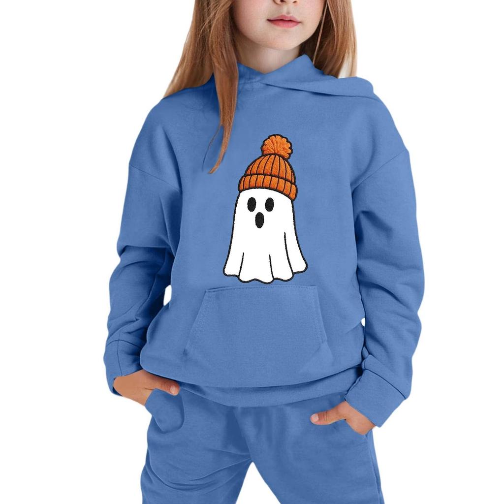 Children's Hoodie with Halloween Print for Casual Wear