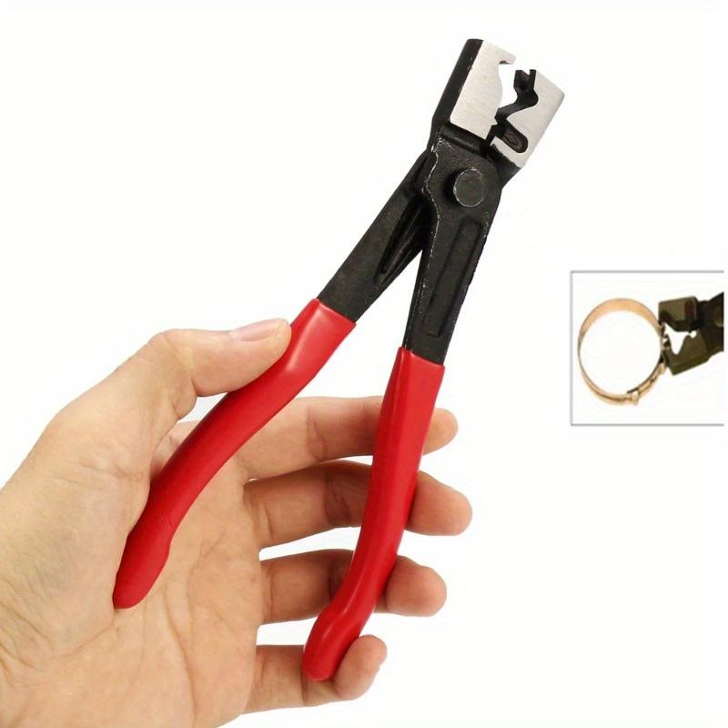 45pcs Stainless Steel Ear Stepless Clamp Worm Drive Fuel Water Hose Pipe Clamps Clips and 1PC Hose Clip Clamp Pliers.
