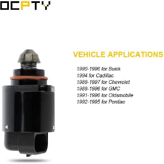 OCPTY Idle Air Control Valve GT7610-888 17112478 for 1990-1996 for Buick, 1994 for Cadillac, 1988-1996 for Chevrolet, 1988-1996 for GMC, 1991-1996