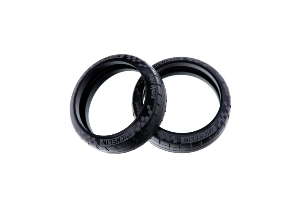 P.D ASTARC Drift Tires for Kyosho Mini-Z AWD/RWD 1/24, 1/27, and 1/28 Scale RC Cars, 20mm Inner Diameter (SDT-B 8.5mm X 2 + 11mm X 2)
