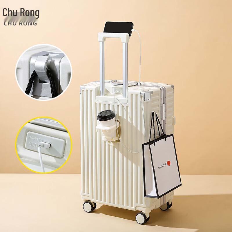 Churong Large Capacity Aluminum Frame Luggage