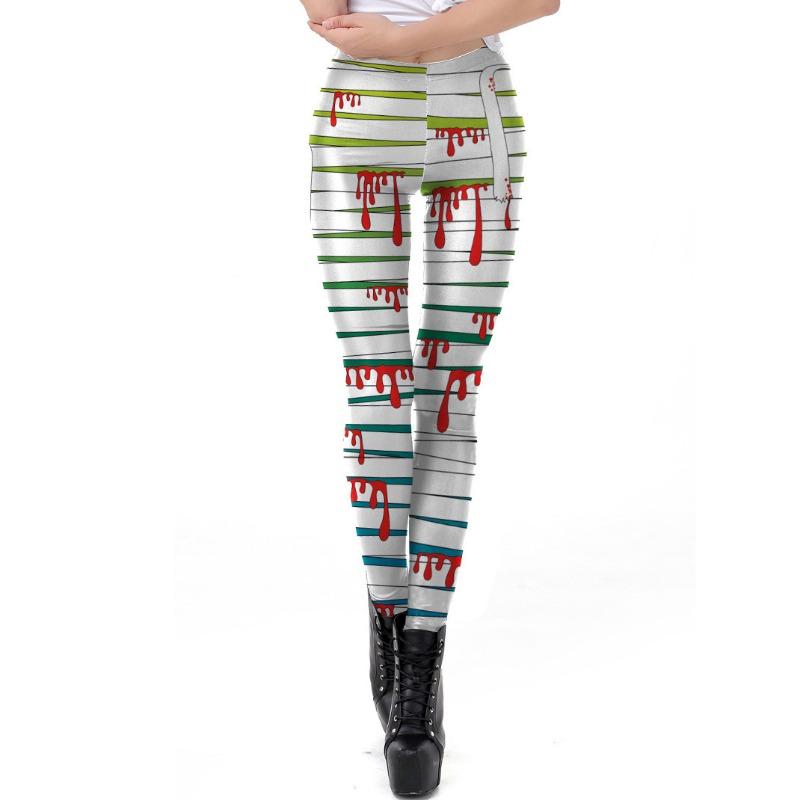 New Halloween Costumes Hot-selling Women's Tight Nine-point Leggings 1