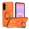 For Various Models Shockproof PC+TPU Phone Case for Samsung Galaxy S26 Ultra S25 S24+ Plus FE Slide Lens Protector Metal Ring Holder