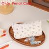 Floral Pattern Students Pencil Bag With Durable Canvas Material For Girls And Teens