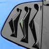 Für Honda Jazz Fit 2014 2015 2016 - ABS-Kunststoff Heckfenster Vierteljalousie Abdeckung Seitenlüftung Verkleidung Auto Klebe Zubehör