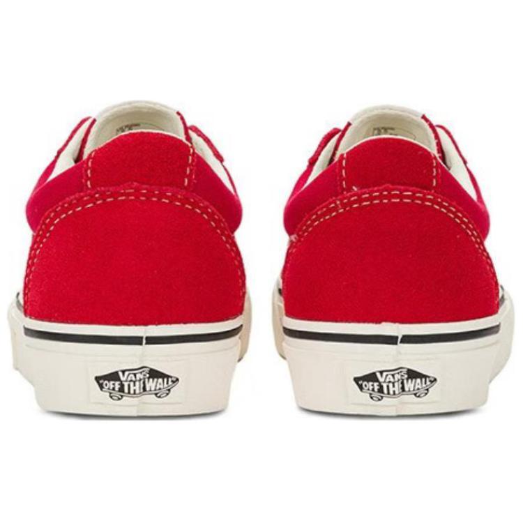 Vans Ward Comfortable Versatile Low-Top Skate Shoes Women Sneaker Red VN0A3IUNBOP
