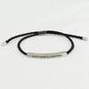 Hot Sale Spanish Dios Tiene El Control Inspirational Bracelet Colorful Braided Rope Bracelet with Encouragement Card