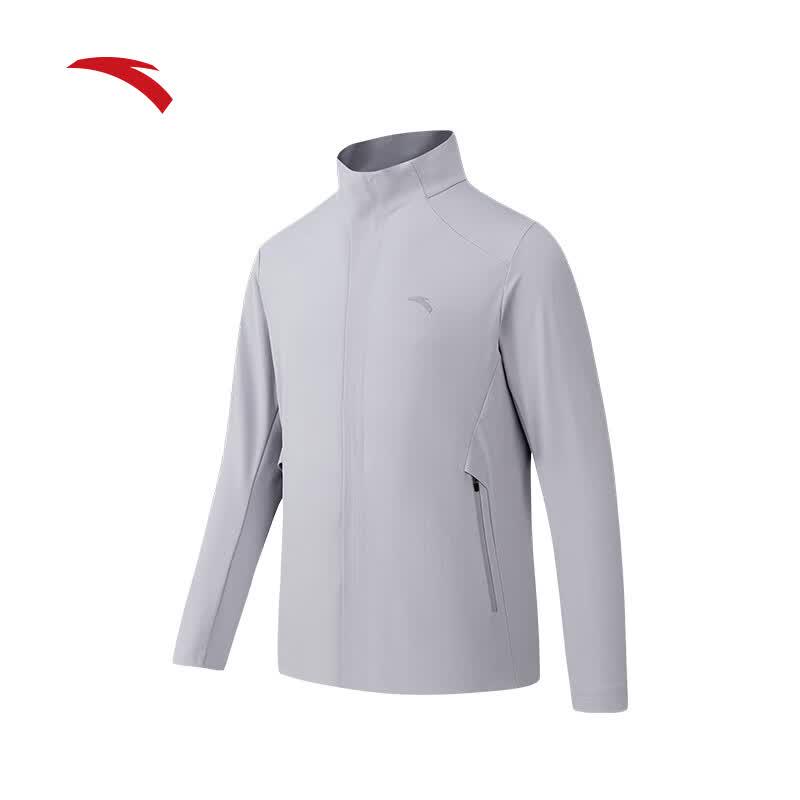 Anta Men's Stand-Collar Windproof Sports Jacket