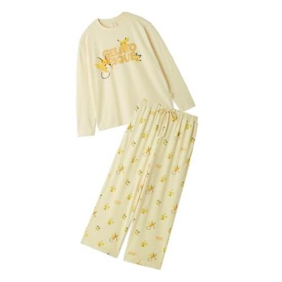Gelato Pique Unisex Character One-Point Long Sleeve T-Shirt Pants Set PUCT264200 Adult