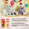 Dessert Cups with Dome Lids 12 Oz Clear Plastic Cups, BPA Free Disposable Parfait Ice Cream Snack Cups for Pudding Fruit Cupc
