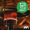 Maltec Zone GH155 13kW Gas Patio Heater with Cover