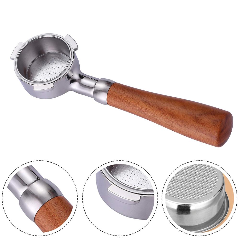 Easily Observe Your Brewing Process and Efficient 51mm Bottomless Espresso Handle for Dedicated Users of the Craft