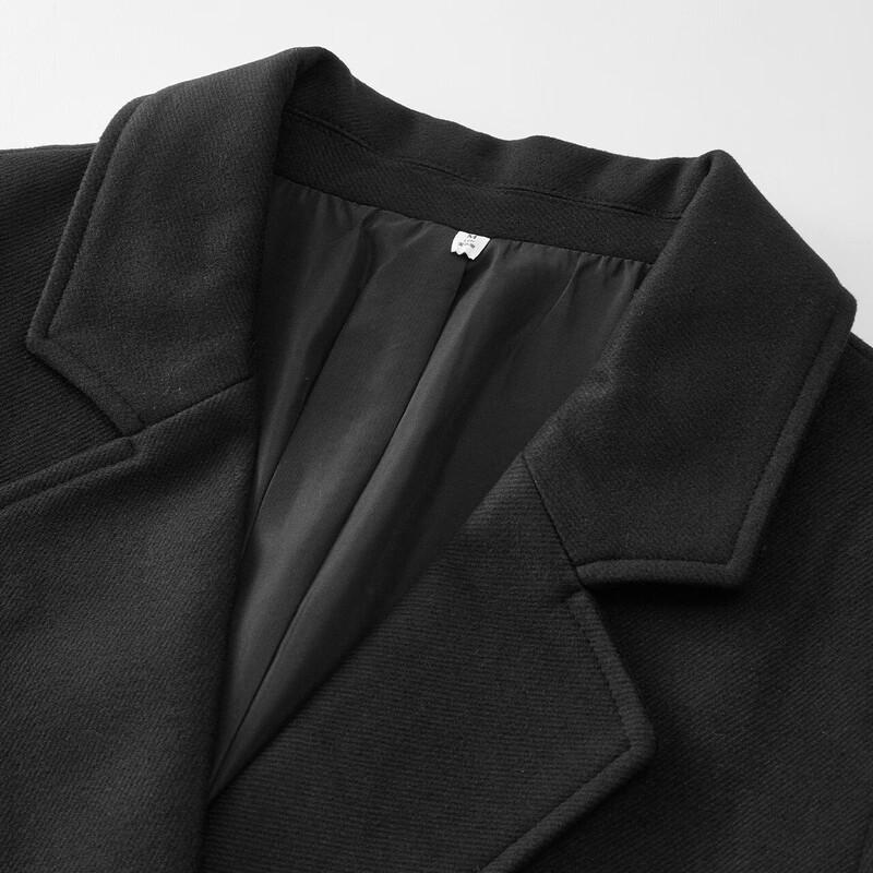 IEF Women's Plus Size French British Style Wool Blend Coat