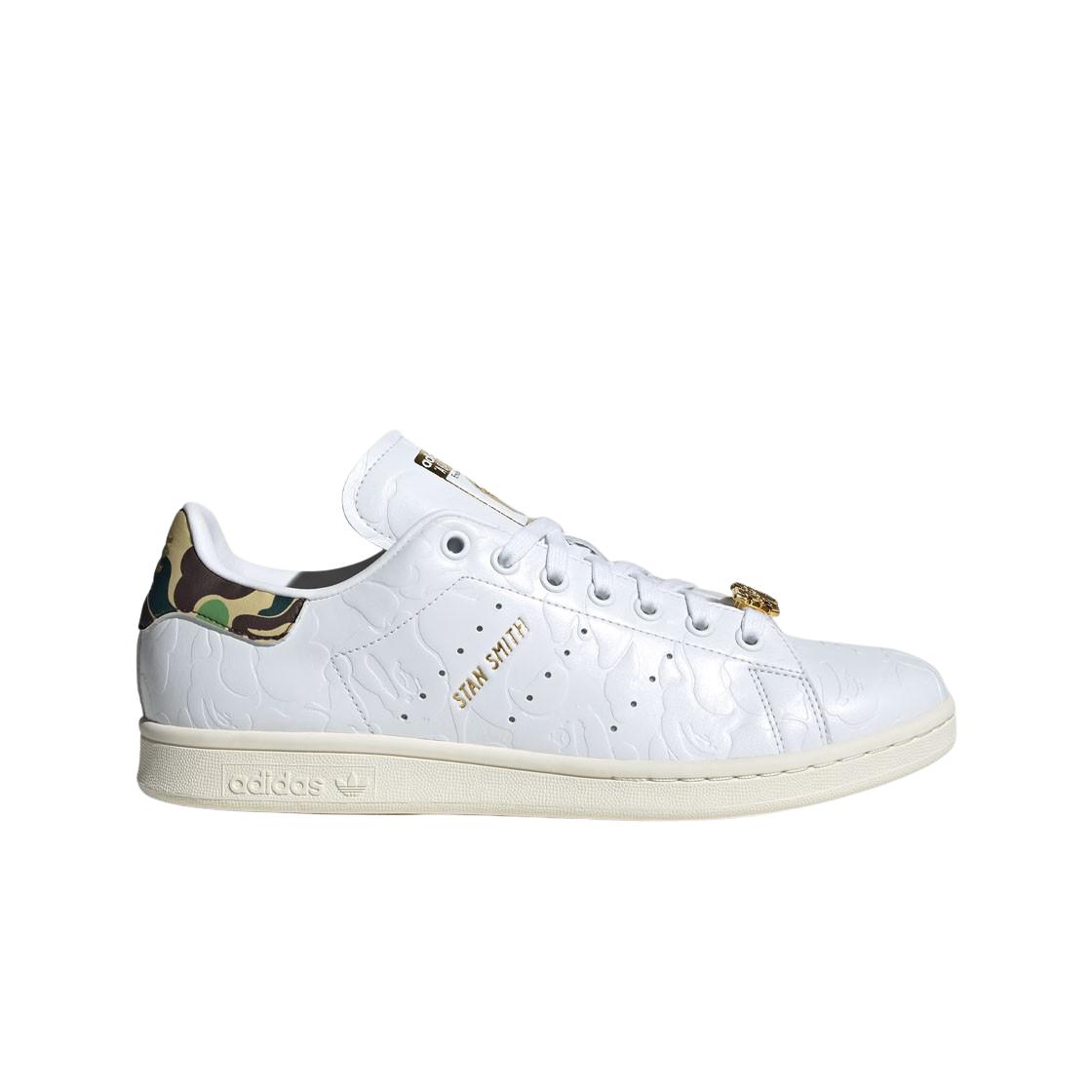

Мужские кроссовки Adidas x BAPE Stan Smith Cloud White Off White IG1115