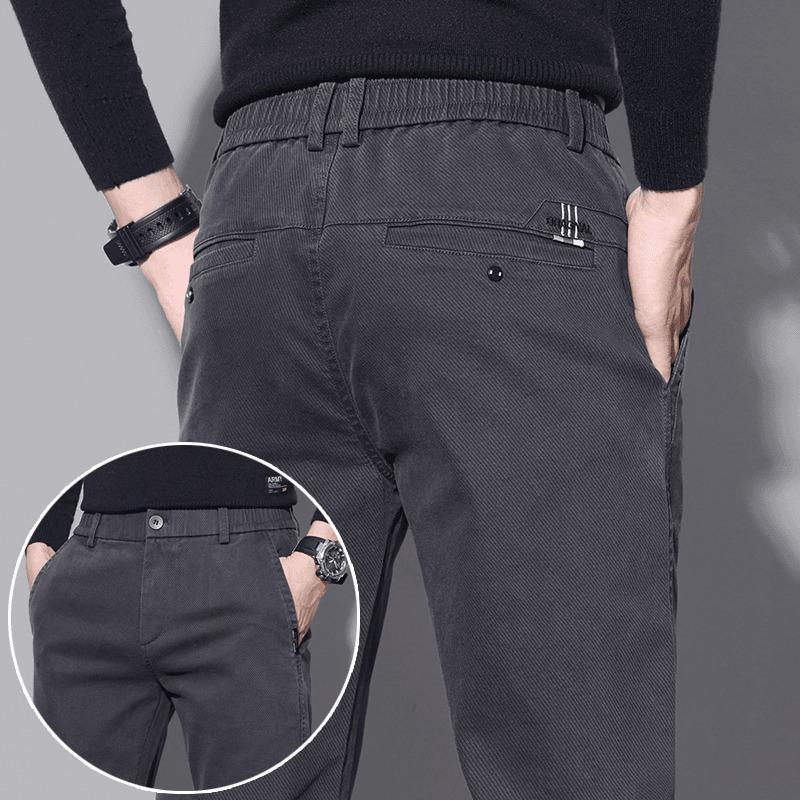 Chaolunbu Men's Slim Straight Business Casual Pants - Spring & Autumn Korean Style Trend